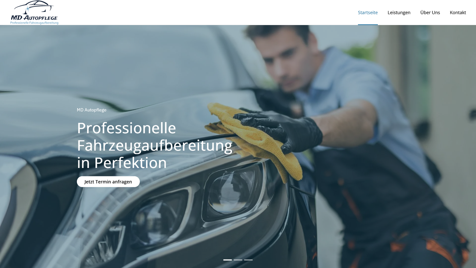 MD Autopflege Vechta — Website Screenshot